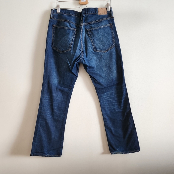 Gap men's 34x30 bootcut denim jeans, dark wash, 100% cotton - Picture 2 of 11